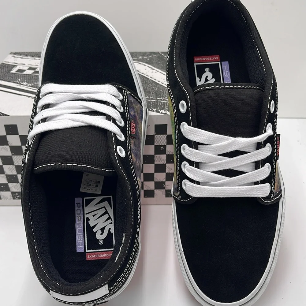 Vans Men’s Black and Tie-Dye Sneakers Skate Chukka L
Terry Black
VN0A4BX4BML - Picture 13 of 16